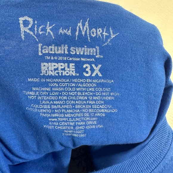 Rick and Morty adult swim t-shirt  Ripple Junction Cartoon Network new - Picture 5 of 5